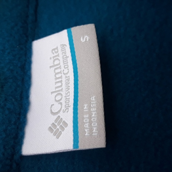 Columbia Women's Full Zip Jacket, Teal Blue NWT Sz Small - Picture 3 of 7